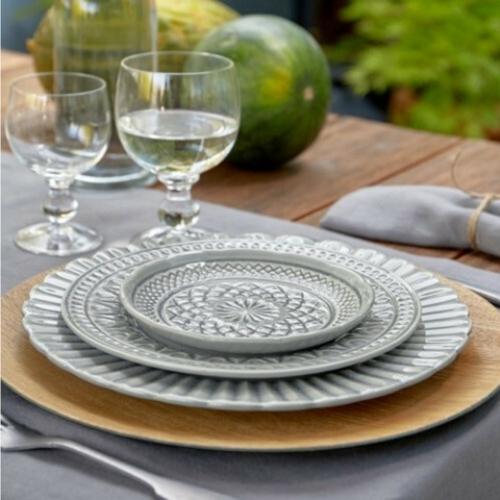 Costa Nova Cristal Gray Dinnerware Costa Nova Cristal Gray Dinnerware